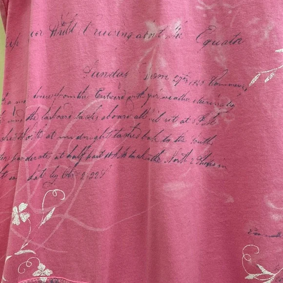 Lauren Ralph Lauren XL pink short sleeve top - Picture 3 of 5